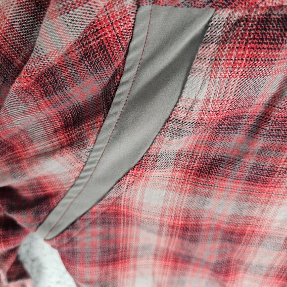 Under Armour UA Tradesman Plaid Flex Flannel Shirt Mens Medium Long Sleeve - Picture 10 of 10